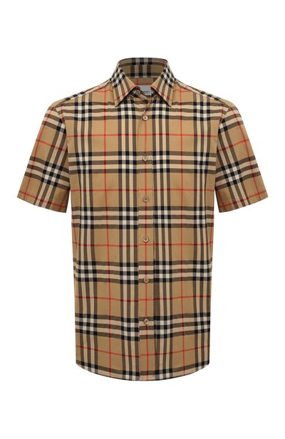 Мужская хлопковая рубашка BURBERRY, арт. 8079587/146513