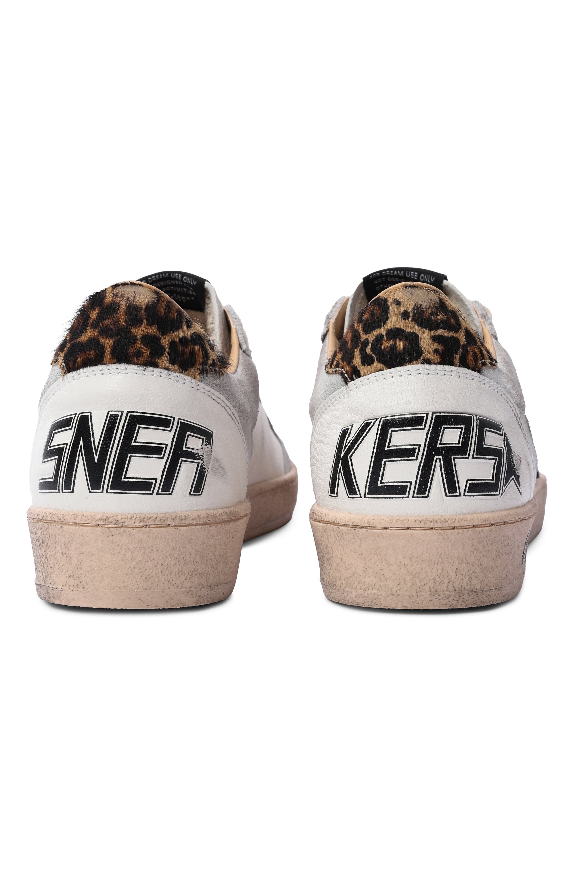Кожаные кеды ballstar GOLDEN GOOSE DELUXE BRAND кремового цвета по цене 72650 руб., арт. GMF00327.F008740, фото 6 Кожаные кеды ballstar GOLDEN GOOSE DELUXE BRAND, арт. GMF00327.F008740, фото 6