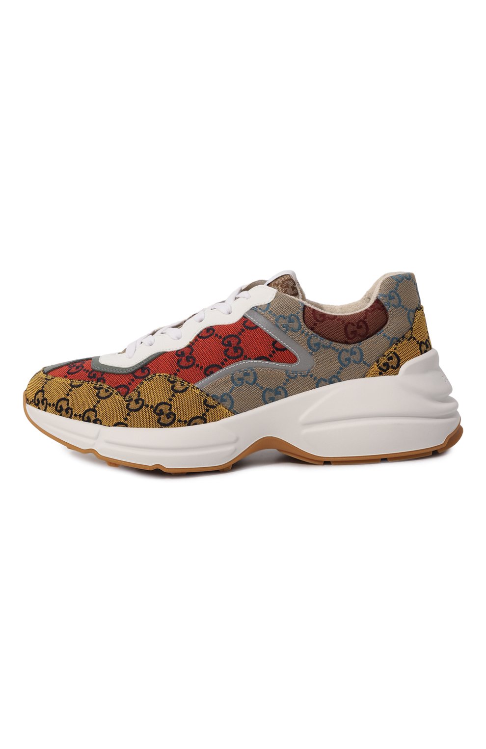 Текстильные кроссовки rhyton GUCCI, арт. 663659 2UZJ0, фото 4