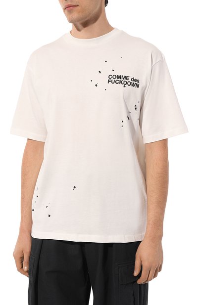 Хлопковая футболка COMME DES FUCKDOWN, арт. CDFU2599, фото 3