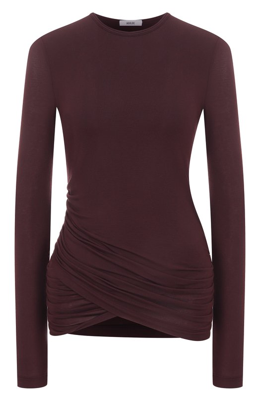 Лонгслив из лиоцелла Eve Agolde A73941618 Коричневый A73941618