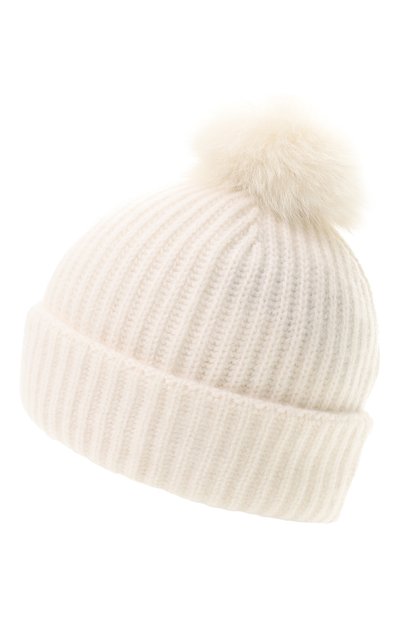 Кашемировая шапка с отделкой из песца YVES SALOMON, арт. 23WAA524XXMACA, фото 3