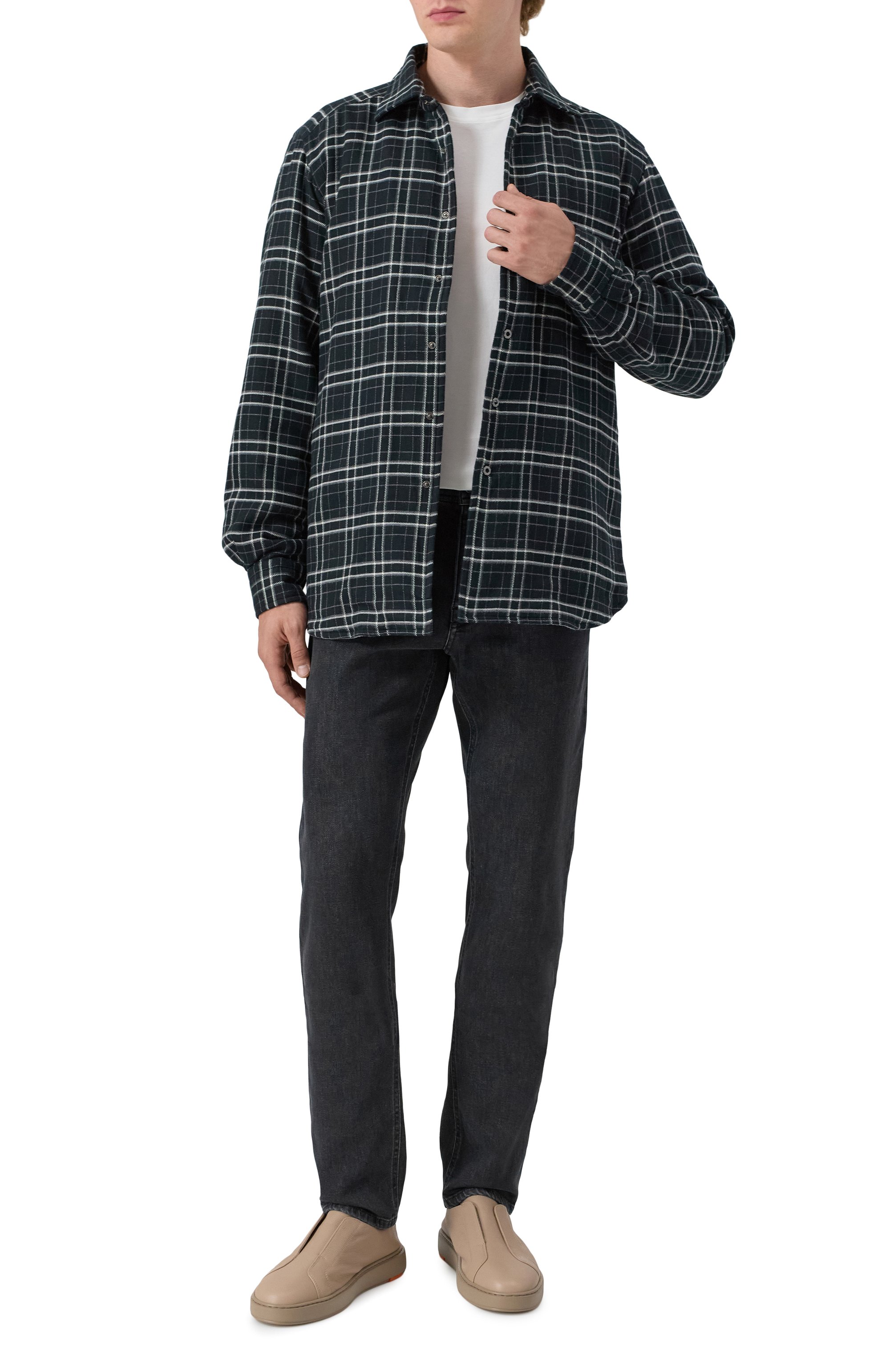 Кожаные кеды cleanic SANTONI, арт. MBCG21995TARKLLD, фото 2