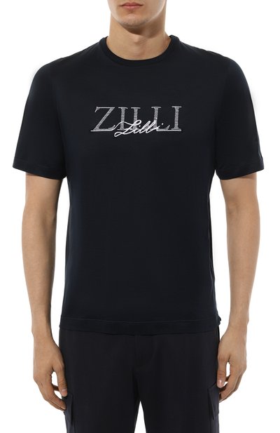 Хлопковая футболка ZILLI, арт. TSR02AM0110VZF173, фото 3