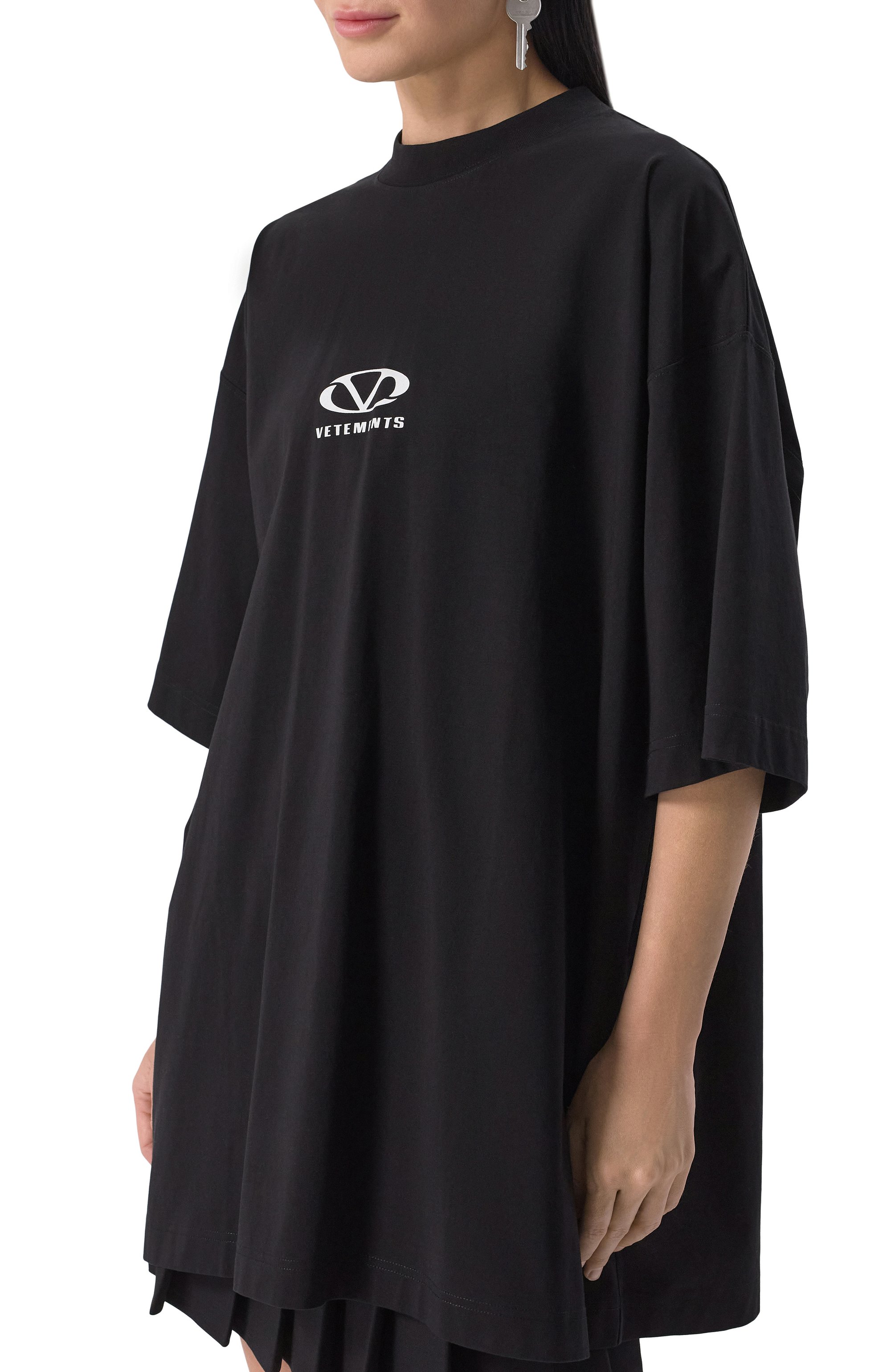 Хлопковая футболка VETEMENTS, арт. UA66TR605BW, фото 3