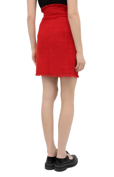 Юбка MSGM красного цвета по цене 33950 руб., арт. 2942MDD111 207812, фото 4 Юбка MSGM, арт. 2942MDD111 207812, фото 4
