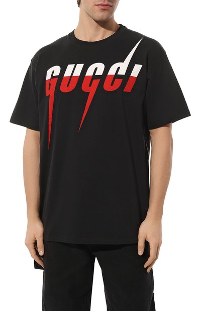 Хлопковая футболка GUCCI, арт. 565806 XJAZY, фото 3