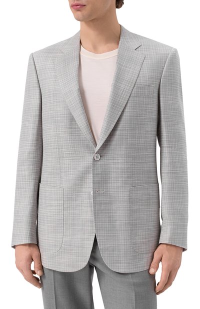 Пиджак из шерсти и шелка STEFANO RICCI, арт. M1RM4322T0/WK002S, фото 5