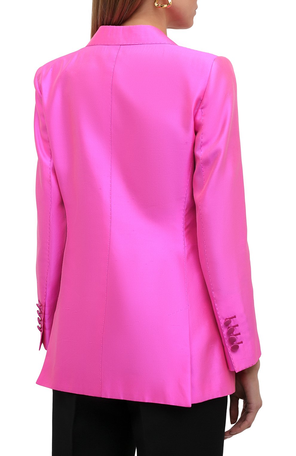 Шелковый жакет DOLCE & GABBANA, арт. F296TT/FU1DM, фото 4