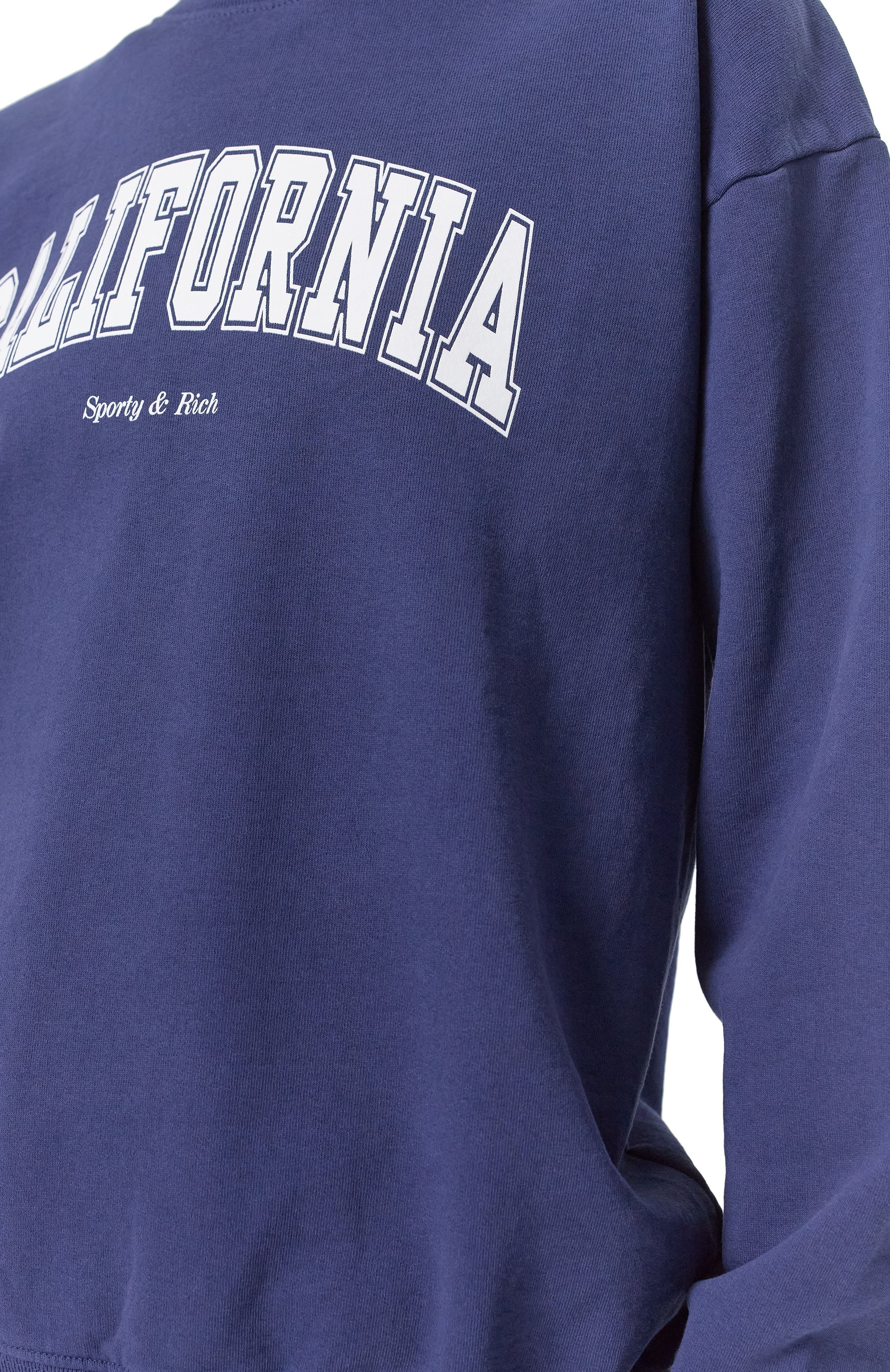 Хлопковый свитшот SPORTY AND RICH, арт. ST071516501BL32, фото 5