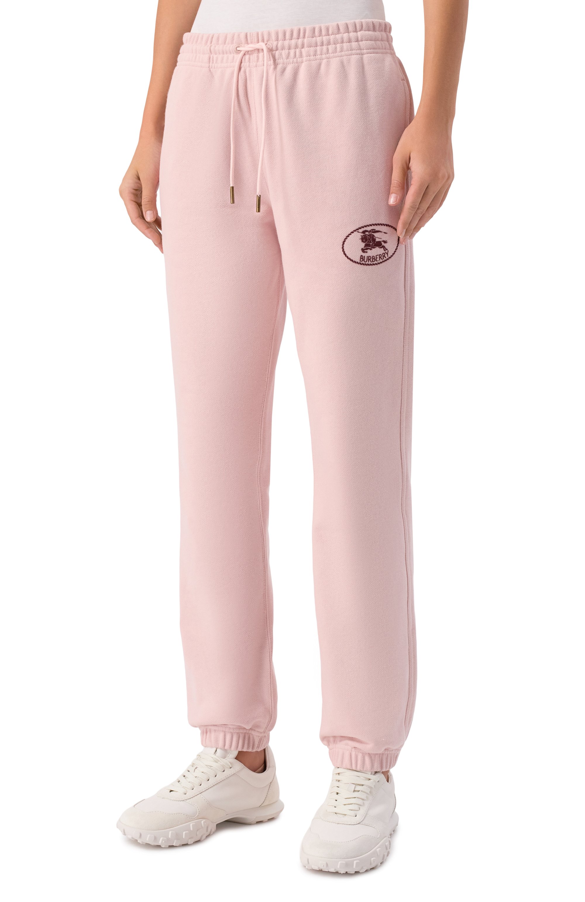 Хлопковые джоггеры BURBERRY, арт. 8110949, фото 3