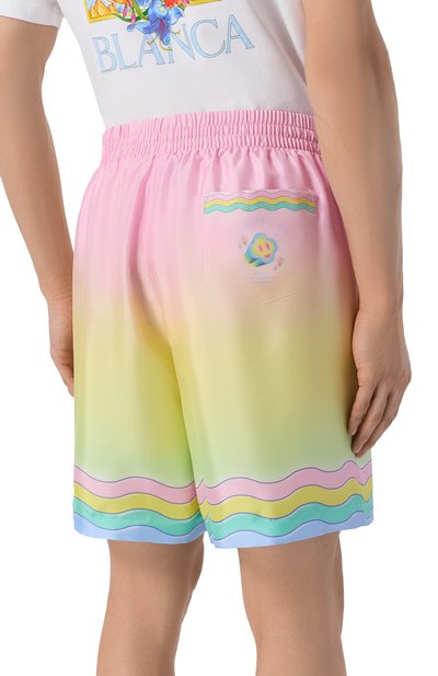 Шелковые шорты CASABLANCA, арт. M-SP26-TR-399-02, фото 4