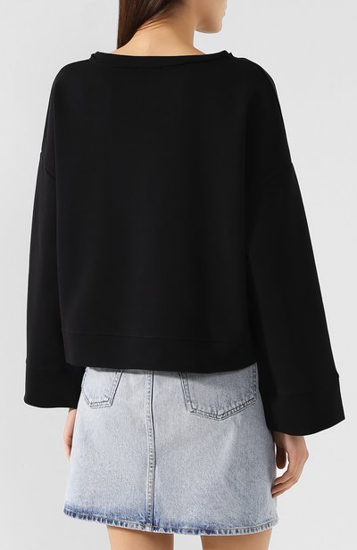 Хлопковый свитшот ISABEL BENENATO черного цвета по цене 31550 руб., арт. DJ01PS19, фото 4 Хлопковый свитшот ISABEL BENENATO, арт. DJ01PS19, фото 4
