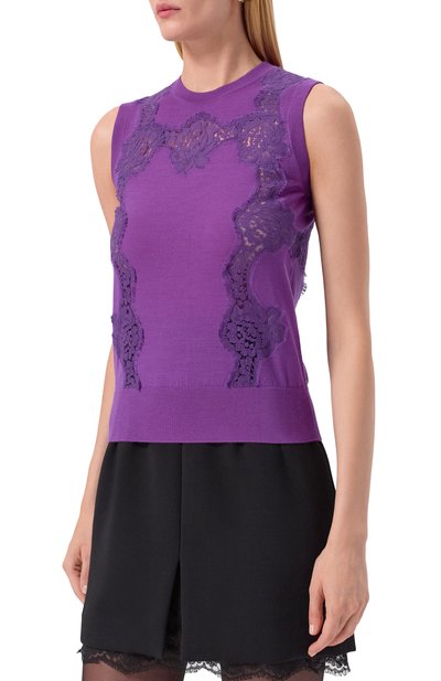 Топ из шерсти и хлопка DOLCE & GABBANA, арт. FXT02T/JDVCS, фото 3
