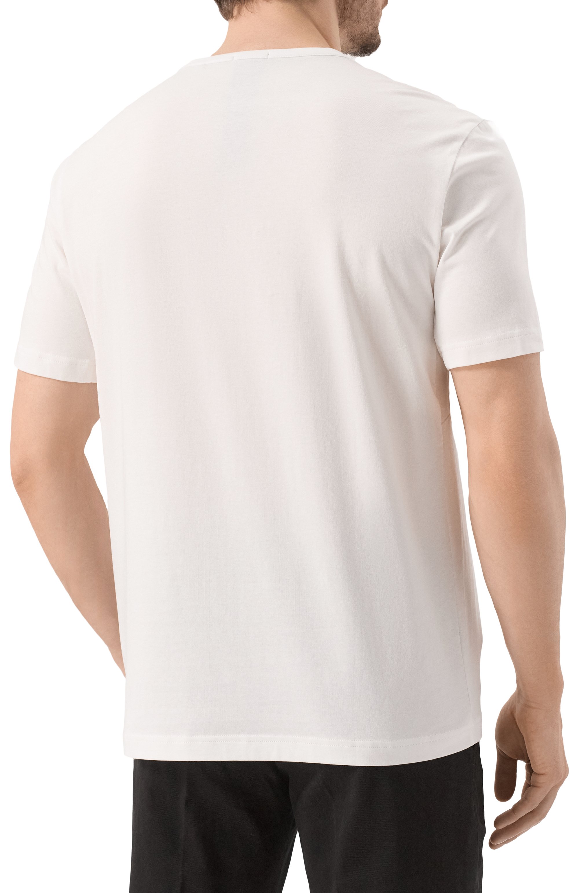 Хлопковая футболка BOSS GREEN, арт. 50537519, фото 4