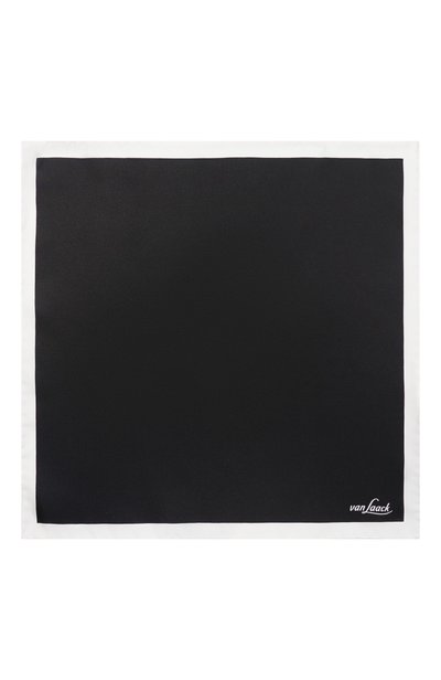 Шелковый платок VAN LAACK черного цвета по цене 10650 руб., арт. VL-LE0N-XX/Z10490, фото 3 Шелковый платок VAN LAACK, арт. VL-LE0N-XX/Z10490, фото 3