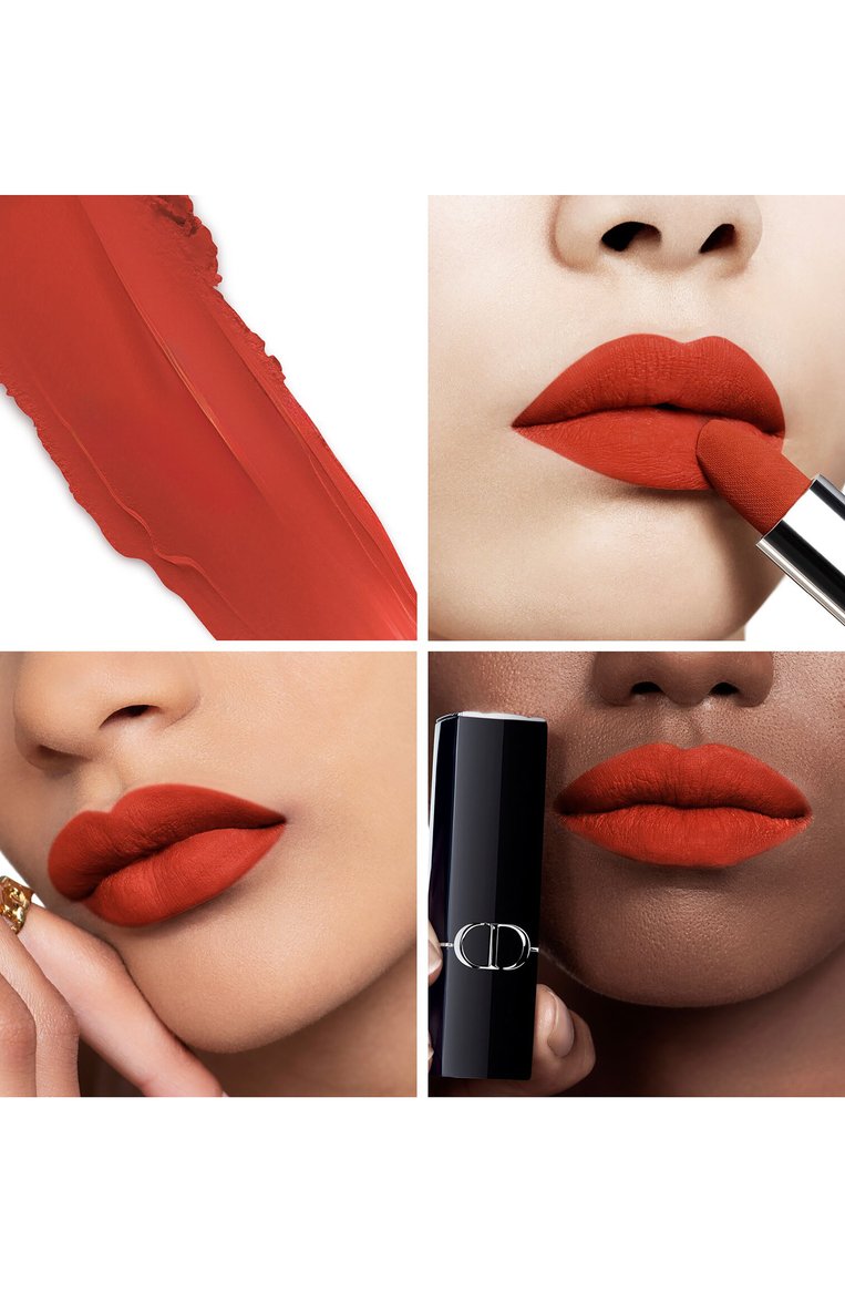 Сменный блок помады �для губ с вельветовым финишем rouge dior, оттенок 777 фаренгейт (3,5g) DIOR, арт. C335600777, фото 1