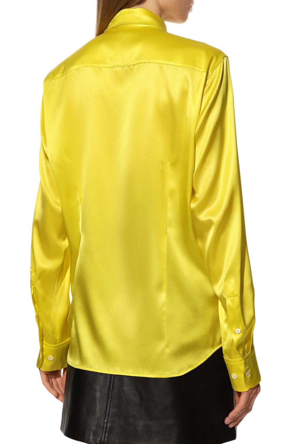 Атласная блузка DRIES VAN NOTEN, арт. 222-010762-5036, фото 4