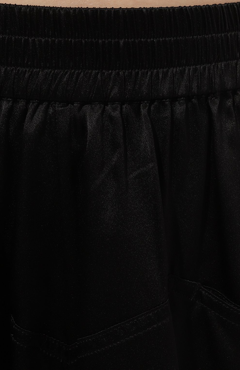Шелковые шорты JACOB LEE черного цвета по цене 64200 руб., арт. WSS013SS24B, фото 5 Шелковые шорты JACOB LEE, арт. WSS013SS24B, фото 5