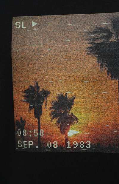 Хлопковая футболка SAINT LAURENT, а рт. 646354/Y36AC, фото 5