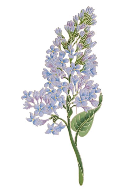 Брошь сирень РУССКИЕ САМОЦВЕТЫ, арт. 41484, фото 1