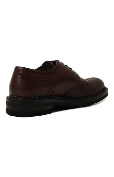 Кожаные дерби GREEN GEORGE коричневого цвета по цене 48900 руб., арт. 2011/B0RNE0, фото 5 Кожаные дерби GREEN GEORGE, арт. 2011/B0RNE0, фото 5
