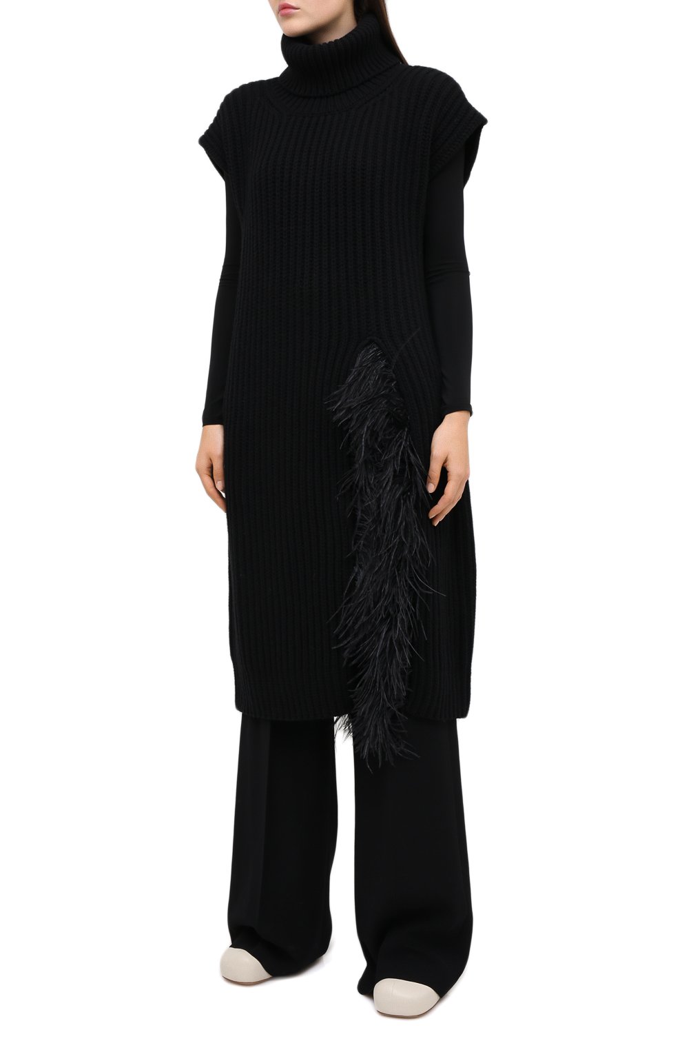 Жилет из шерсти и кашемира VALENTINO, арт. UB3KCB495QK, фото 3