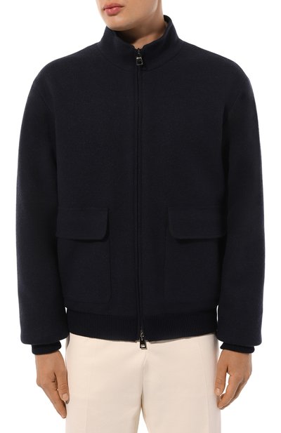 Бомбер из кашемира и шерсти ANDREA CAMPAGNA, арт. 24U643, фото 3