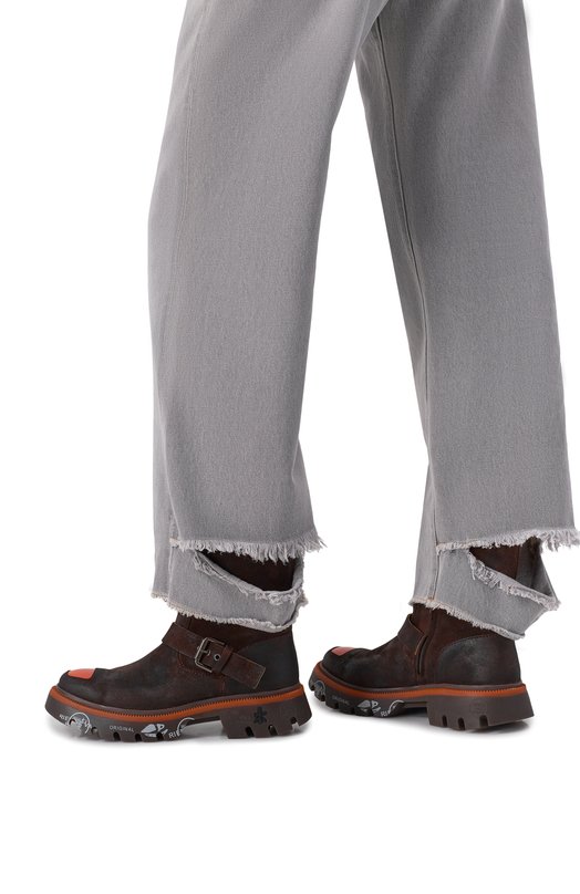 Замшевые ботинки Camden Premiata CAMDEN/VAR 467 Коричневый  CAMDEN/VAR 467 Фото 2