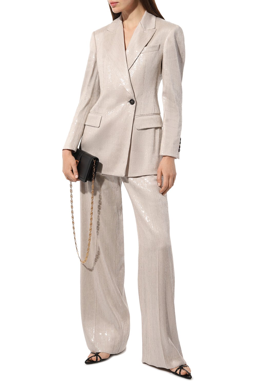 Жакет с отделкой пайетками BRUNELLO CUCINELLI, арт. MB9512185, фото 2