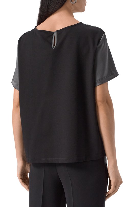 Атласный топ Weekend Max Mara AMBURG0 Серый  AMBURG0 Фото 4