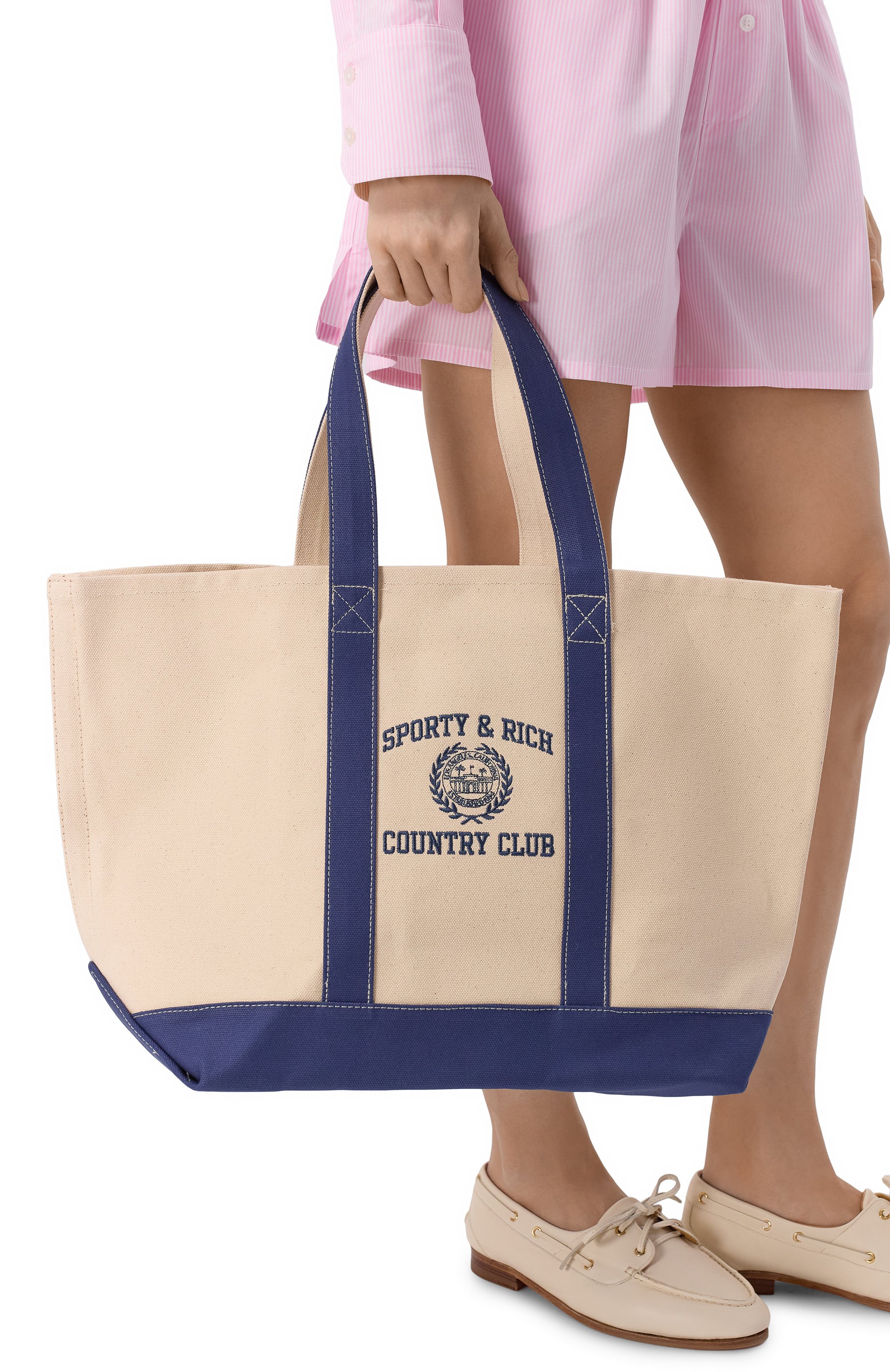 Сумка-тоут varsity crest SPORTY AND RICH, арт. BA006516218BE06, фото 2