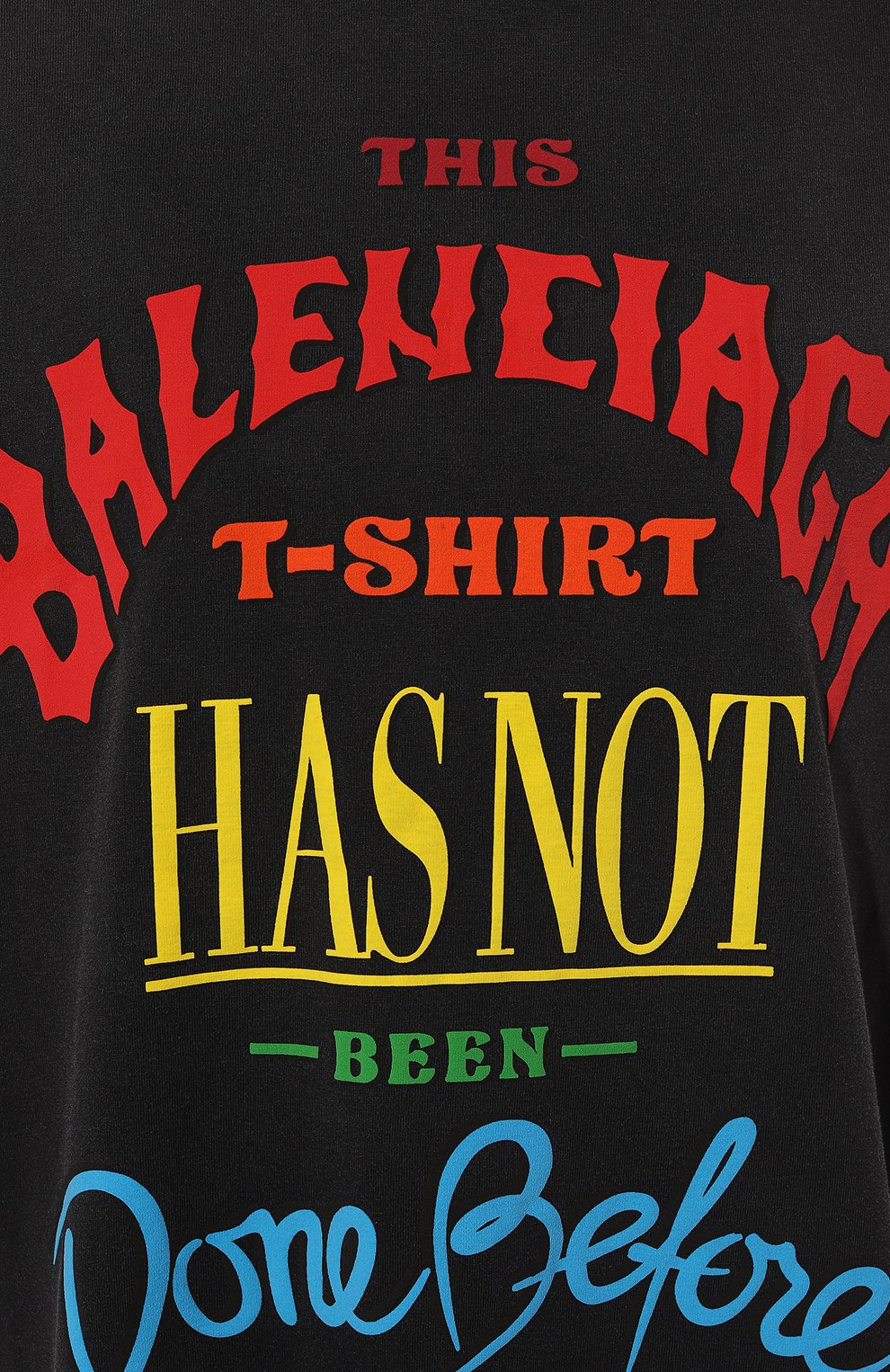 Хлопковая футболка BALENCIAGA, арт. 787349/TQVW4, фото 5