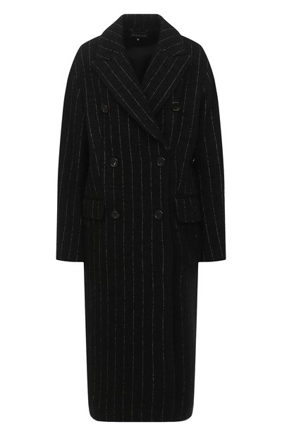 Женское пальто из льна и шерсти ANN DEMEULEMEESTER, арт. 2002-1114-P-185-099