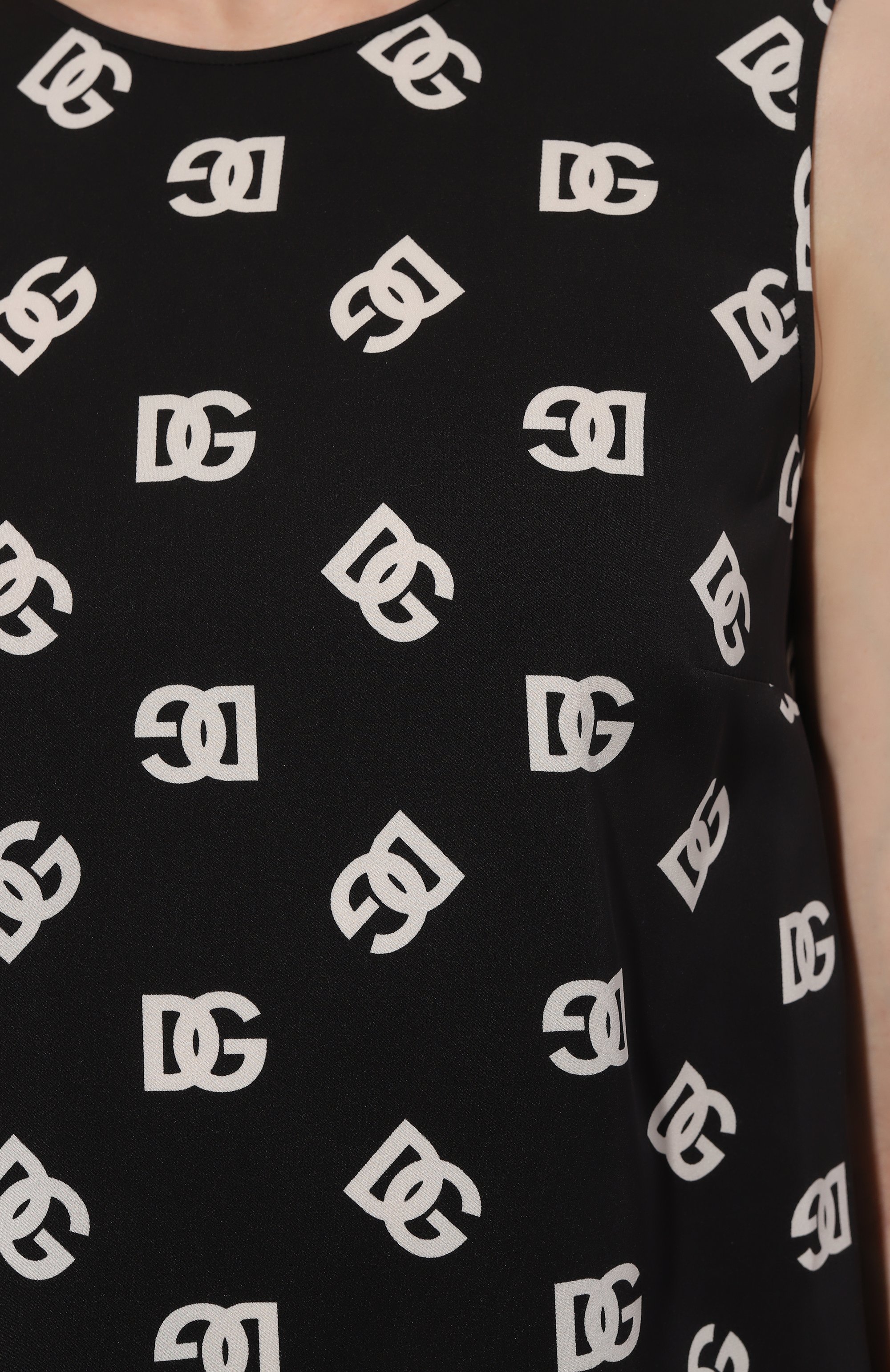 Шелковый топ DOLCE & GABBANA, арт. F7ZZCT/FSA4I, фото 5