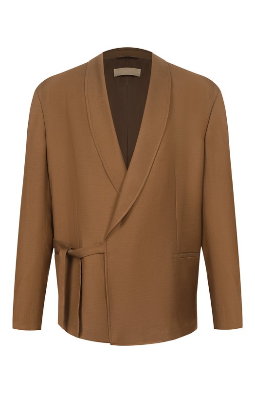 Пиджак из вискозы и лиоцелла 12 STOREEZ 137238 Коричневый 137238