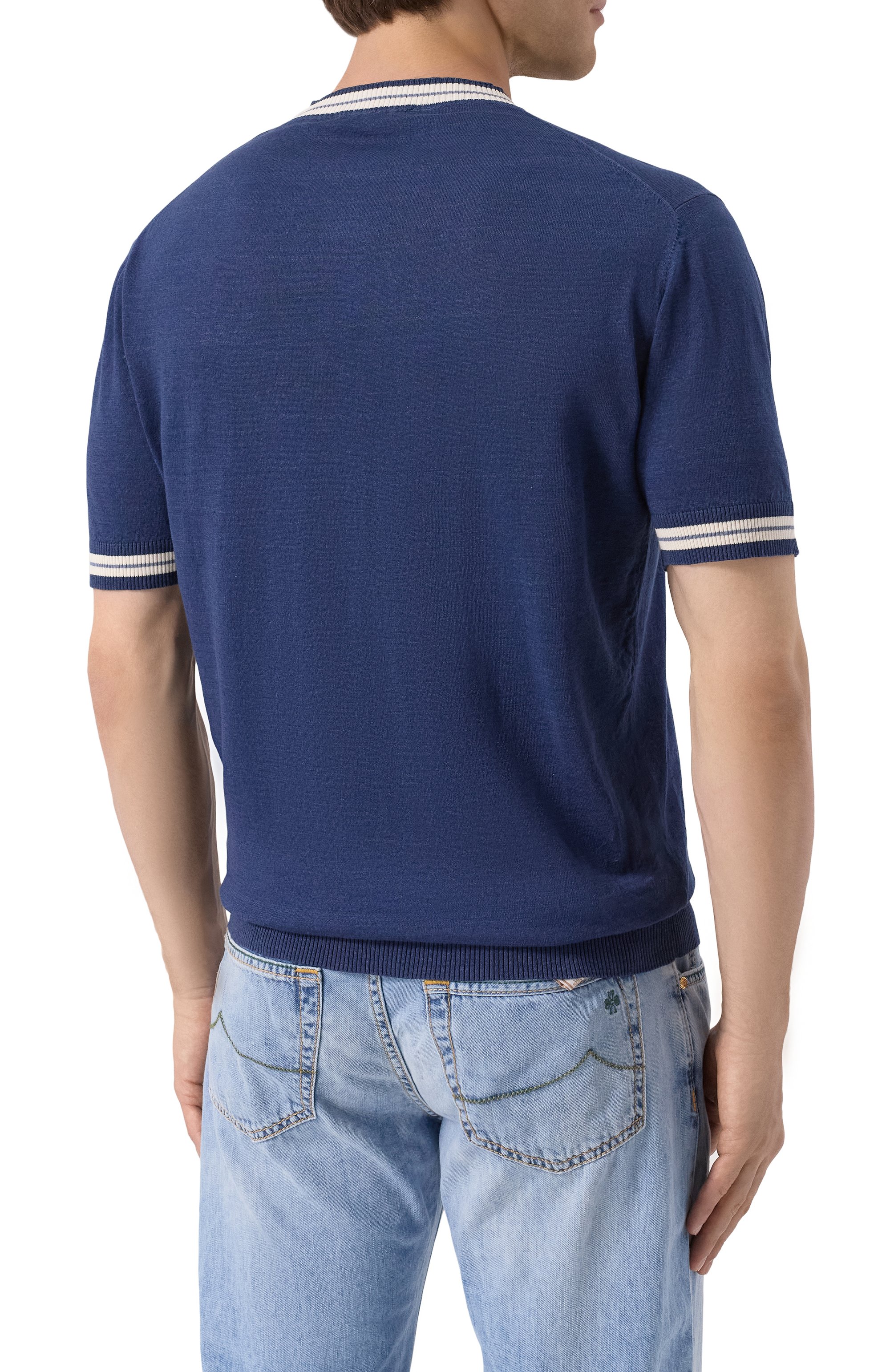 Джемпер изо льна и хлопка L.B.M. 1911, арт. 6400/59046, фото 4