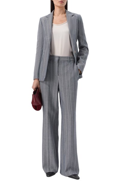 Брюки из хлопка и льна LORENA ANTONIAZZI, арт. P2635PA01A/5181, фото 2