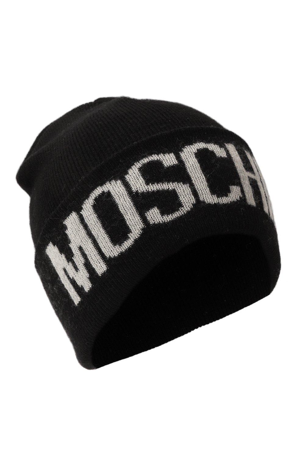 Шапка из вискозы и шерсти MOSCHINO черного цвета по цене 9895 руб., арт. 60091/M5672, фото 1 Шапка из вискозы и шерсти MOSCHINO, арт. 60091/M5672, фото 1
