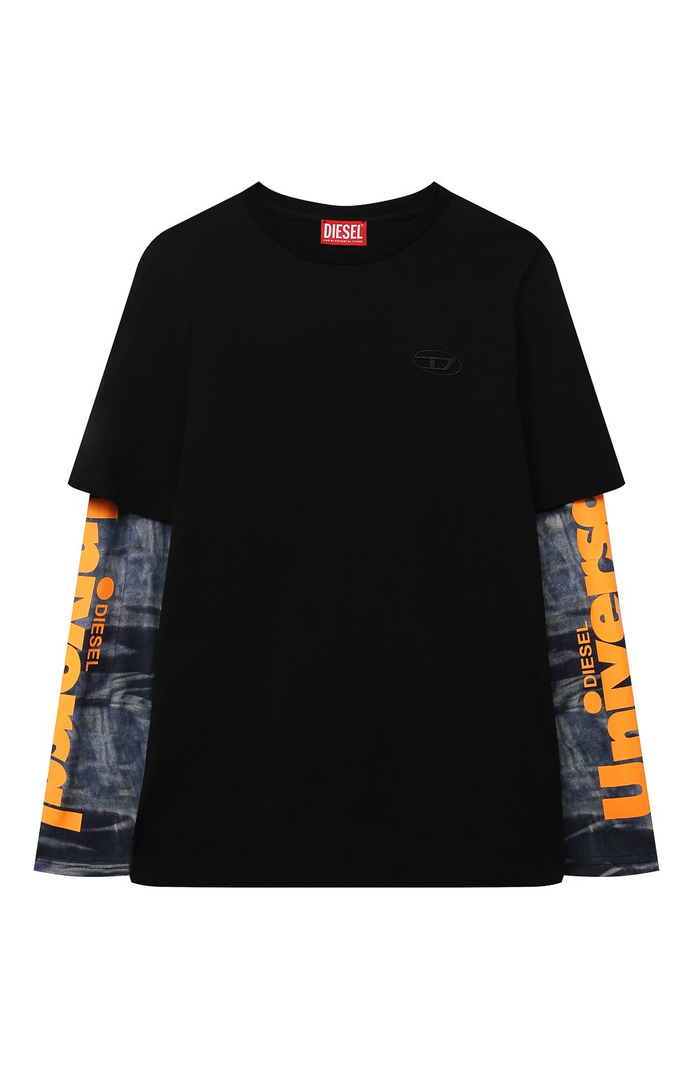 Хлопковый лонгслив DIESEL, арт. J01373/KYAUN, фото 1