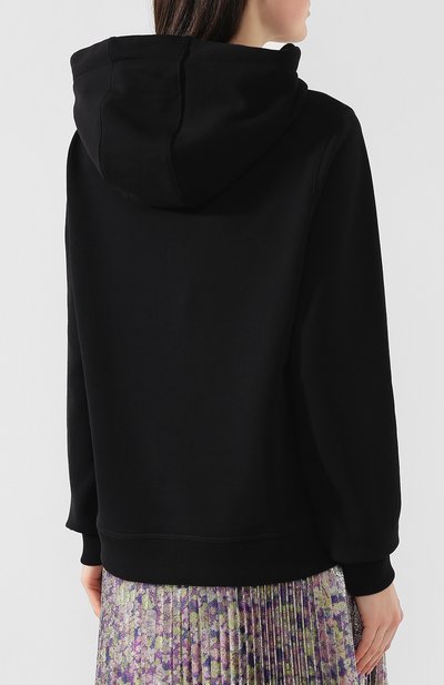 Хлопковое худи BURBERRY черного цвета по цене 64550 руб., арт. 8011652, фото 4 Хлопковое худи BURBERRY, арт. 8011652, фото 4