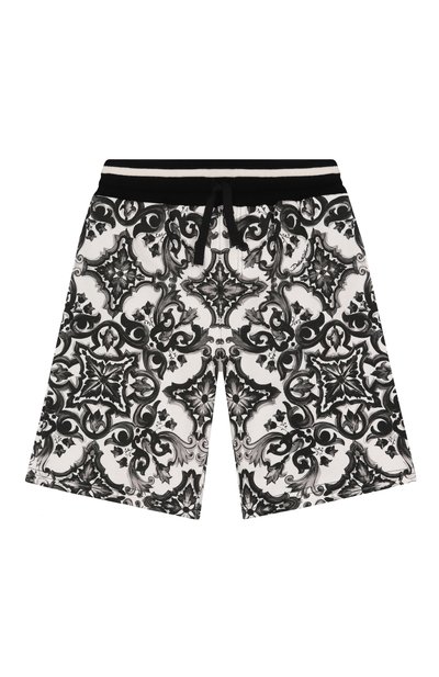 Хлопковые шорты DOLCE & GABBANA, арт. L4JQP8/II7HR/8-12+