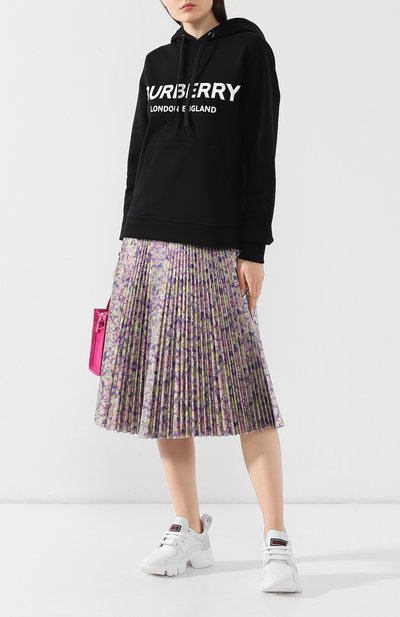 Хлопковое худи BURBERRY черного цвета по цене 64550 руб., арт. 8011652, фото 2 Хлопковое худи BURBERRY, арт. 8011652, фото 2