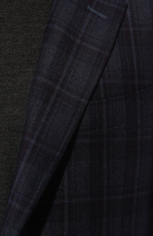 Шерстяной пиджак Canali 11288/BF00285 Синий  11288/BF00285 Фото 7