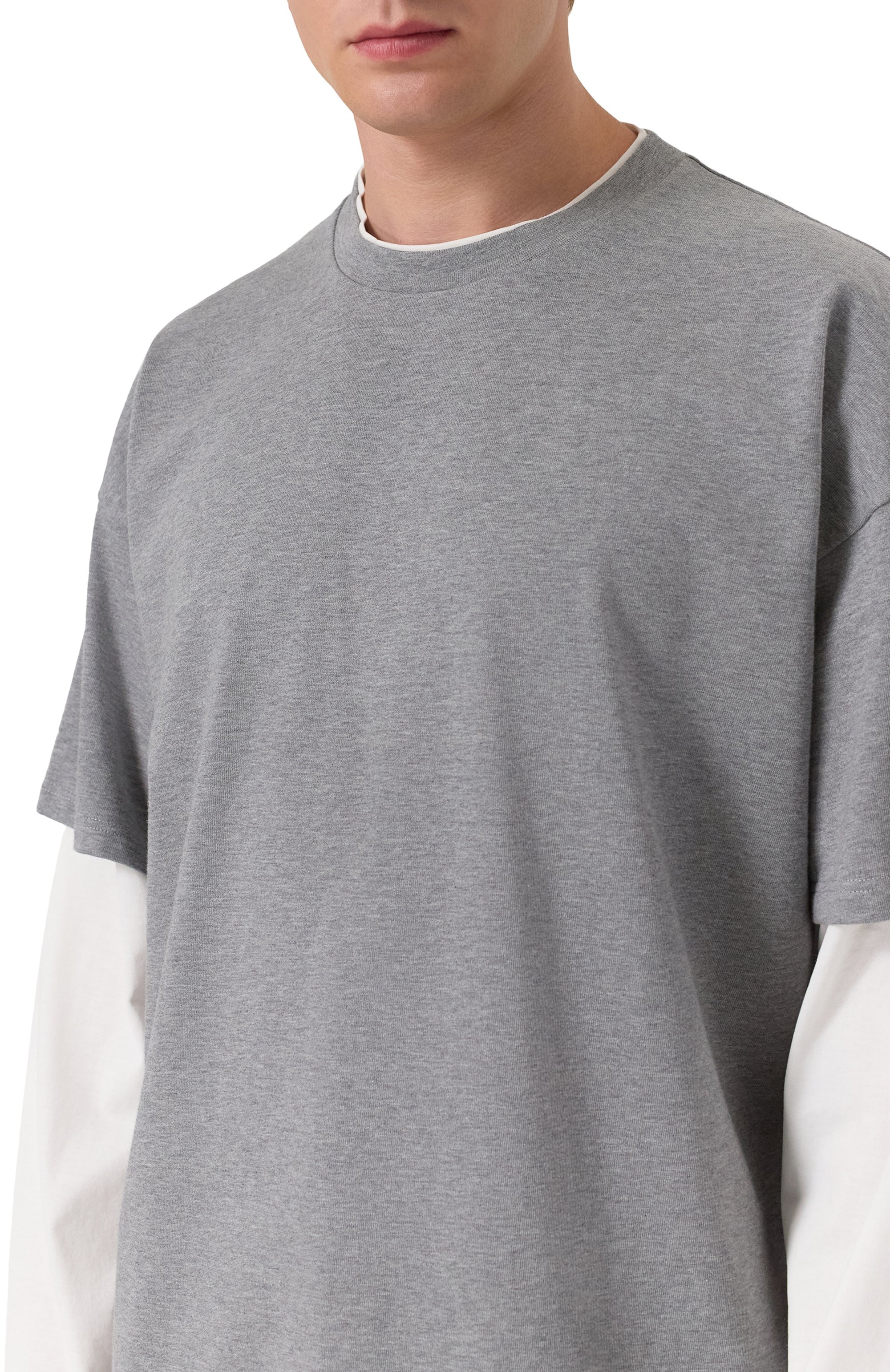 Хлопковый лонгслив JIL SANDER, арт. J61GC0001/J20332, фото 5