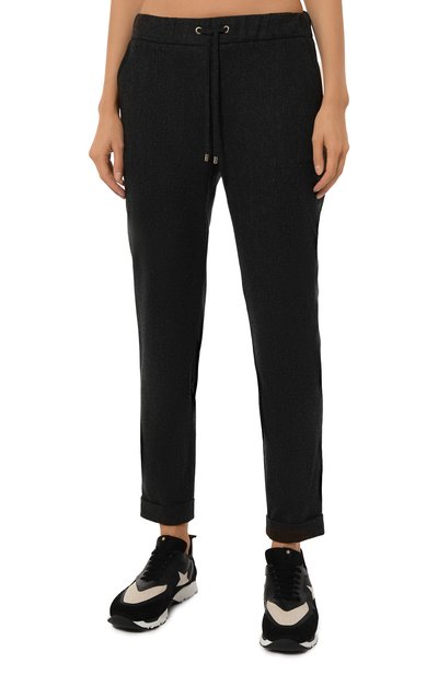 Шерстяные брюки LORENA ANTONIAZZI, арт. A2450PA80I/4010, фото 3