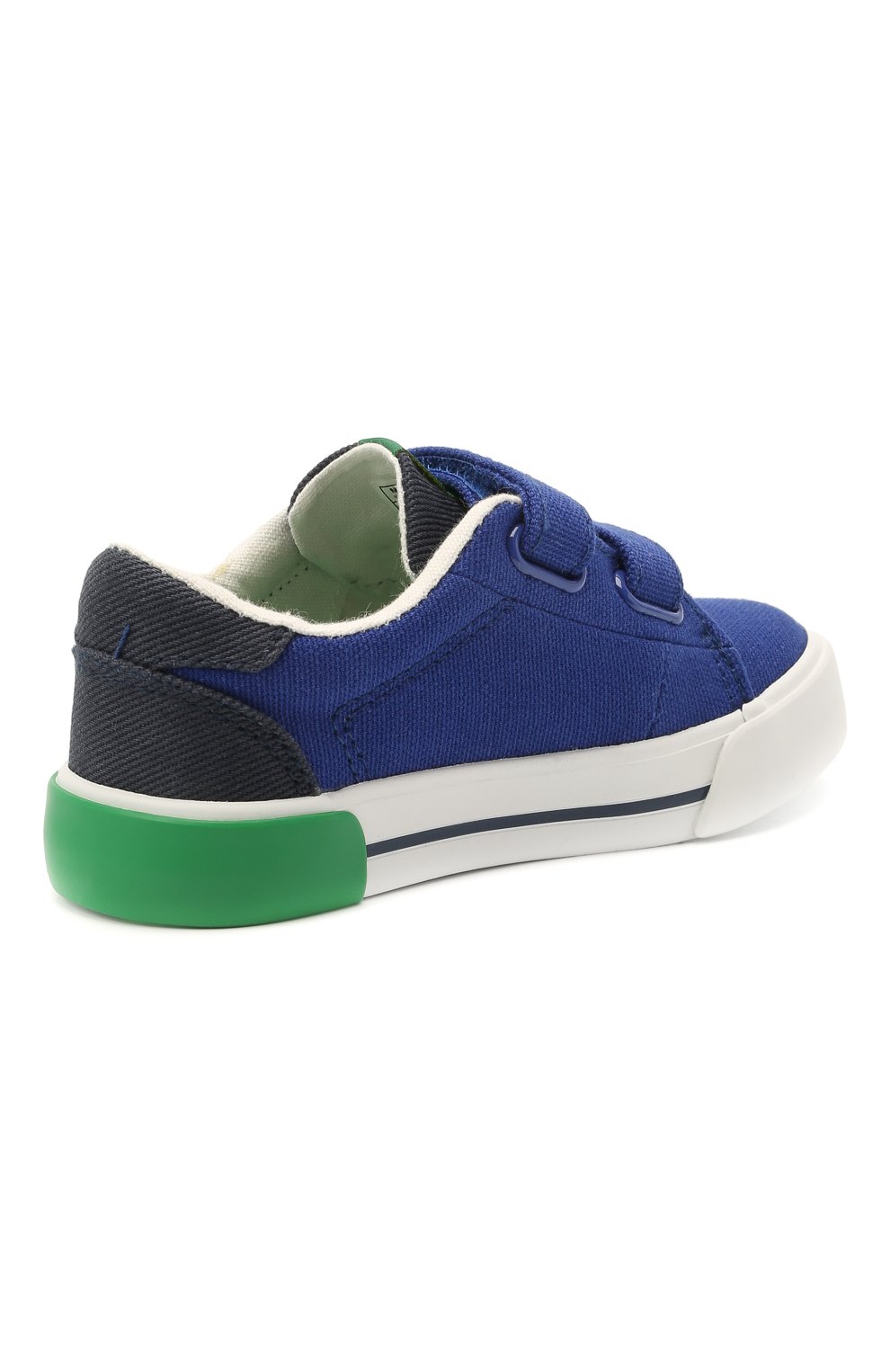 Текстильные кеды POLO RALPH LAUREN синего цвета по цене 6995 руб., арт. 12-RF102976/T0DDLER, фото 3 Текстильные кеды POLO RALPH LAUREN, арт. 12-RF102976/T0DDLER, фото 3