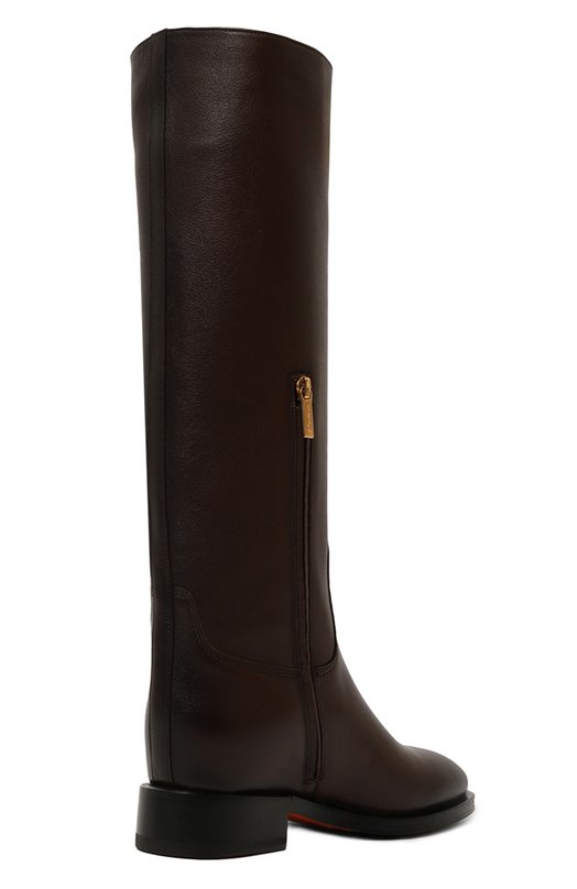 Кожаные сапоги Santoni WSHG58900BJ2NLGA Коричневый  WSHG58900BJ2NLGA Фото 5