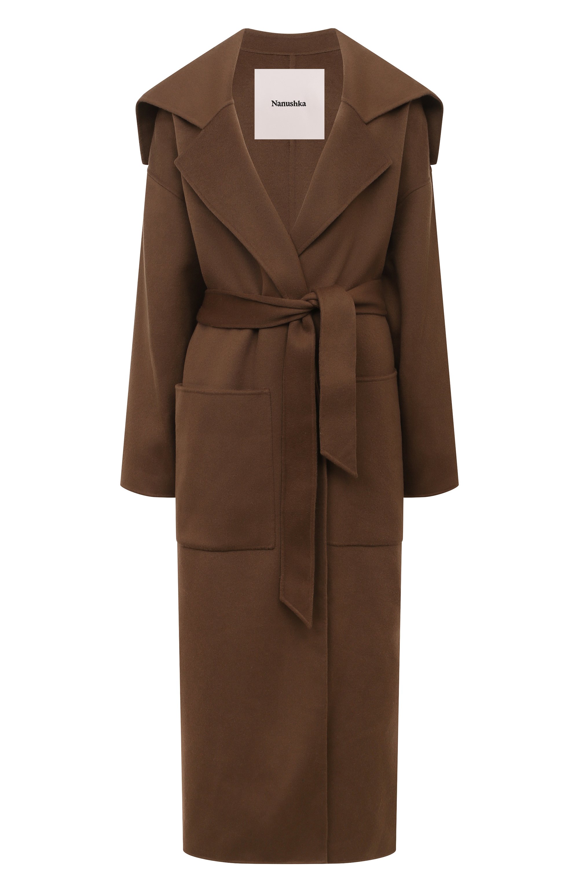 Пальто из шерсти и шелка NANUSHKA, арт. NW24FW0W36378, фото 1