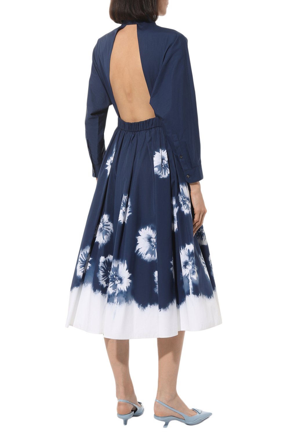 Хлопковое платье PRADA, арт. P3F30R-1ZCI-F057L-211, фото 4